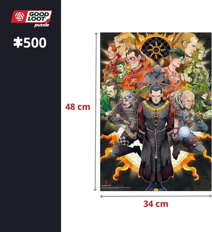 Good Loot Gaming Puzzel: The Witcher Nilfgaard 500 - Heksenpuzzel - Puzzel voor volwassenen - Klassieke Puzzel - Waren Games Puzzel met afbeelding - Puzzel 500 stukjes