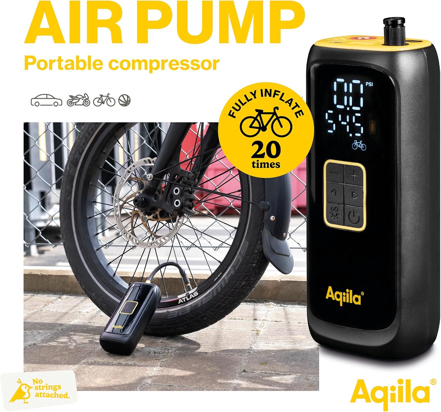 Aqiila - Airbird C4 - Air Pump 3In1