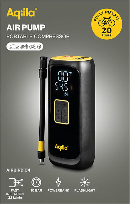 Aqiila - Airbird C4 - Air Pump 3In1