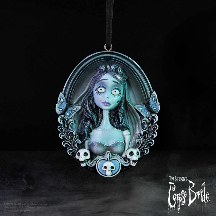 Nemesis Now Corpse Bride Emily Hanging Ornament 8.5cm, Resin, Pale Blue, Officially Licensed Corpse Bride Merchandise, Detailed Design, Cast in the Finest Resin, Expertly Hand-Painted