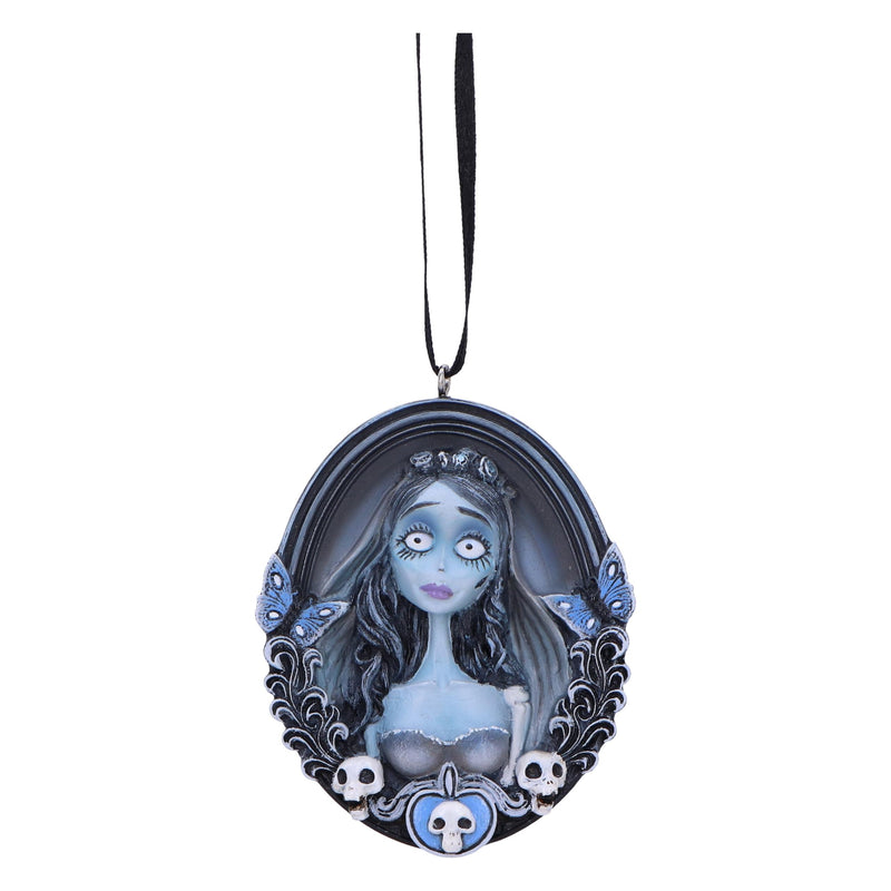 Nemesis Now Corpse Bride Emily Hanging Ornament 8.5cm, Resin, Pale Blue, Officially Licensed Corpse Bride Merchandise, Detailed Design, Cast in the Finest Resin, Expertly Hand-Painted