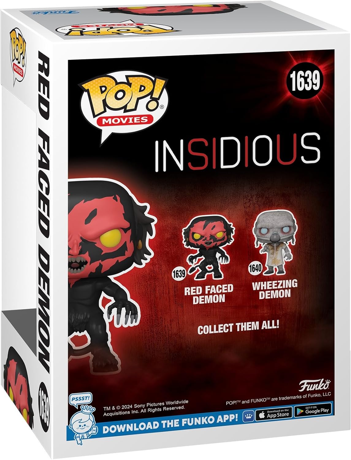Funko Pop! Movies: Insidious - Red Face Demon - Vinyl-Sammelfigur - Geschenkidee - Offizielle Handelswaren - Spielzeug Für Kinder und Erwachsene - Movies Fans - Modellfigur Für Sammler und Display