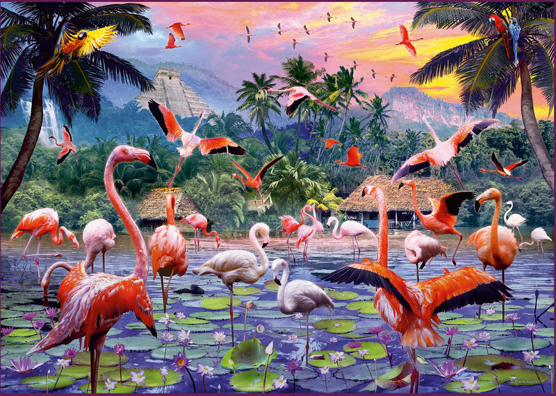Ravensburger Puzzle 12000574 - Pinke Flamingos - 1000 Teile Puzzle für Erwachsene und Kinder ab 14 Jahren, Tier-Puzzle