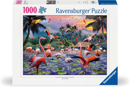 Ravensburger Puzzle 12000574 - Pinke Flamingos - 1000 Teile Puzzle für Erwachsene und Kinder ab 14 Jahren, Tier-Puzzle
