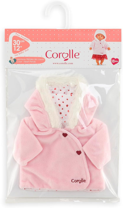Corolle - Jas met bloemblaadjes, kleding, voor poppen 30 cm, vanaf 18 maanden, 9000110990