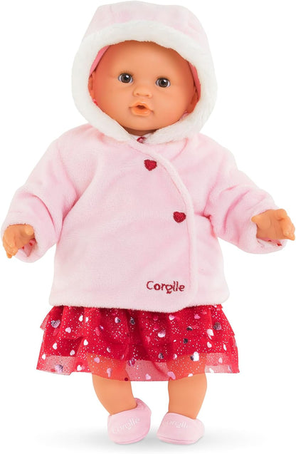 Corolle - Jas met bloemblaadjes, kleding, voor poppen 30 cm, vanaf 18 maanden, 9000110990