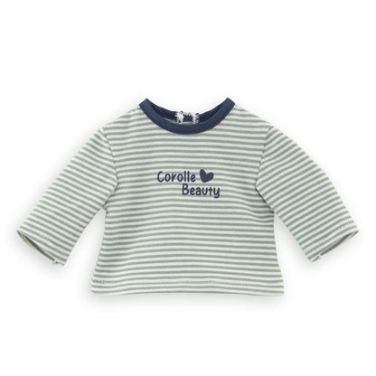 Ma Corolle 9000212800 T-Shirt, gestreift, Lange Ärmel, Kleidung, für Puppen, 36 cm, ab 4 Jahren