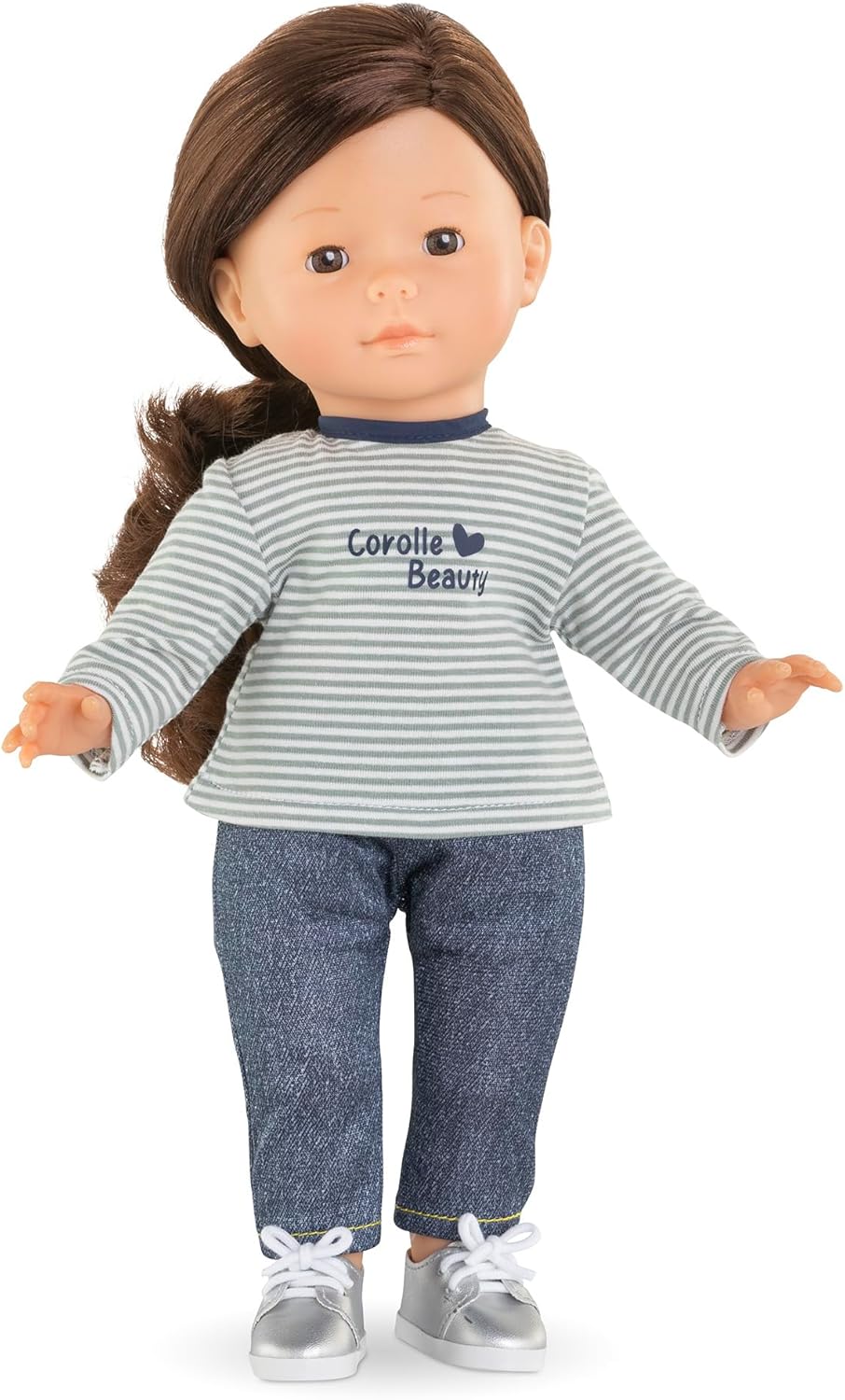 Ma Corolle 9000212800 T-Shirt, gestreift, Lange Ärmel, Kleidung, für Puppen, 36 cm, ab 4 Jahren