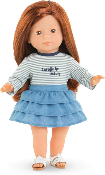 Ma Corolle 9000212800 T-Shirt, gestreift, Lange Ärmel, Kleidung, für Puppen, 36 cm, ab 4 Jahren