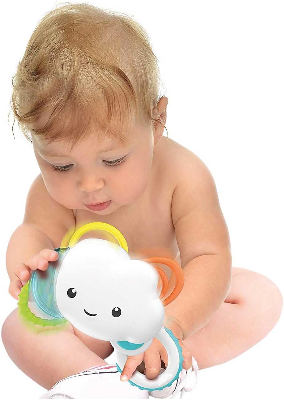 Clementoni - Cloud Rattle, 17324, Multi-Coloured