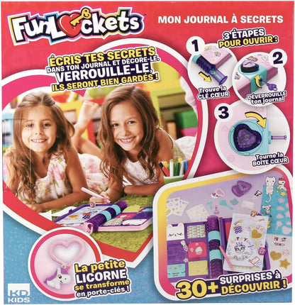 FUNLOCKETS – Geheimes Tagebuch, versteckte Schlüssen, ab 6 Jahren