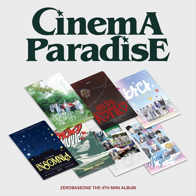 Cinema Paradise - Zerose - Random Cover - incl. Postcard Book, Postcard, Photocard, Unit Photocard + 3 Stickers