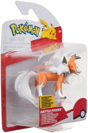 Pokémon Pokemon Battle Figure, Lycanroc Figure Toy Set
