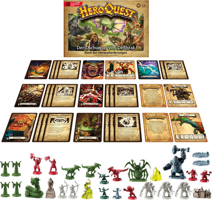 Avalon Hill HeroQuest The Jungle of Delthrak Adventure Pack, HeroQuest Base Game Required, Role Play - German Version
