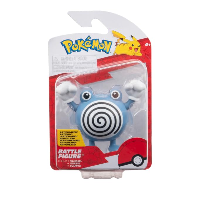 Pokémon Pokemon Fighting Figure, Poliwhirl Figure Toy Set