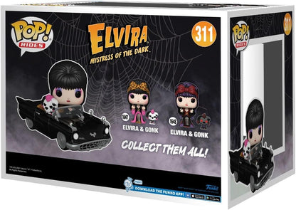 Funko Pop! Rides Deluxe: Elvira Mistress Of the Dark With Macabre Mobile - Collectable Vinyl Figure - Gift Idea - Official Merchandise - Toys for Kids & Adults - Movies Fans