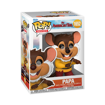 Funko Pop! Movies: American Tail – Papa Mousekewitz  - an American Tail - Collectable Vinyl Figure - Gift Idea - Official Merchandise - Toys for Kids & Adults - Movies Fans