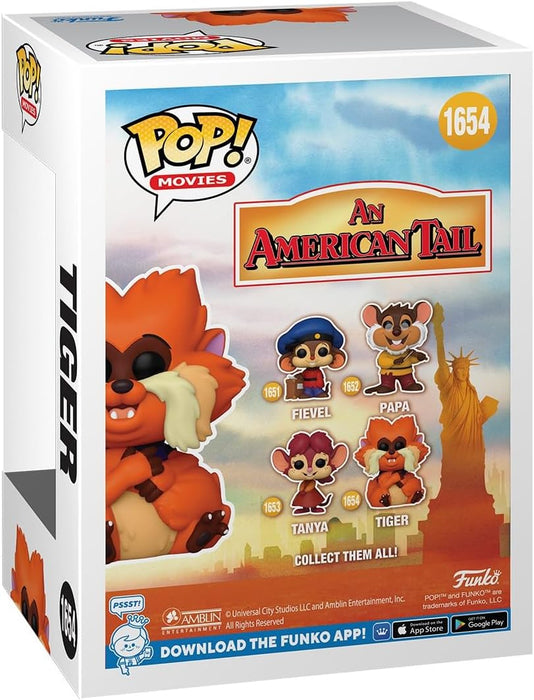 Funko Pop! Movies: American Tail – Tiger  - an American Tail - Collectable Vinyl Figure - Gift Idea - Official Merchandise - Toys for Kids & Adults - Movies Fans - Model Figure for Collectors