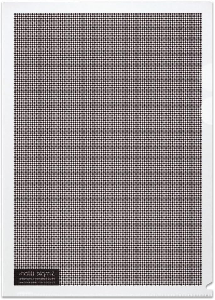 PLUS Japan, Peek-Proof Security Folder "Camouflage" A4 Clear, 5 Pieces Pack