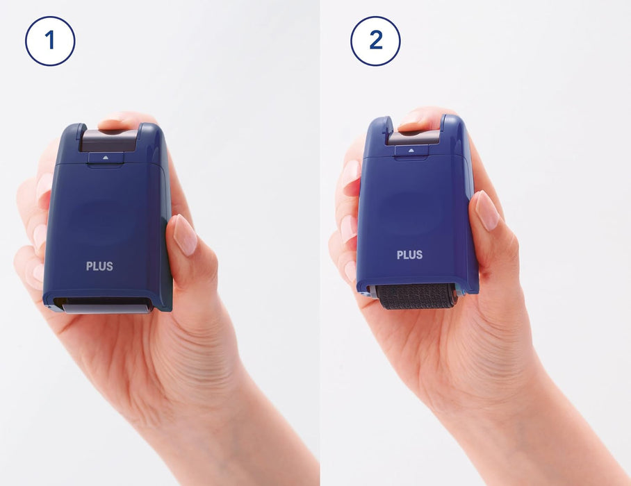 PLUS JAPAN, Guard-Your-ID Camouflage Roller Stamp in Pink, 1 Piece Pack (1 x 1 Stamp)