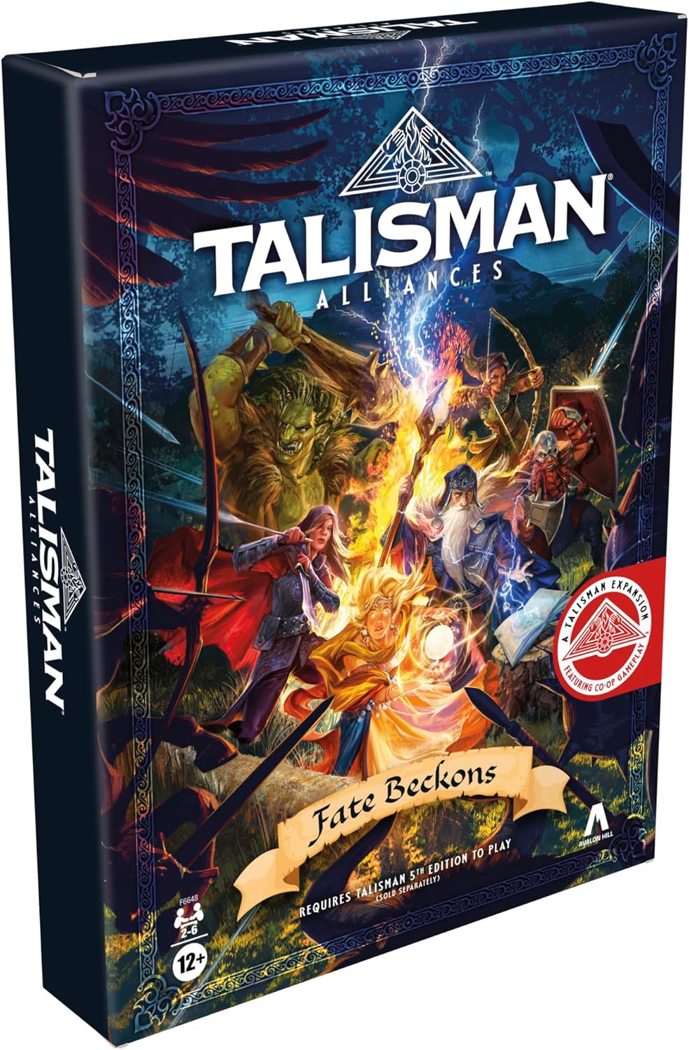 Hasbro Gaming Talisman Alliances: Fate Beckons Board Game | Talisman Expansion | Cooperative Fantasy Adventure Games | Ages 12+ | 2 to 6 Players
