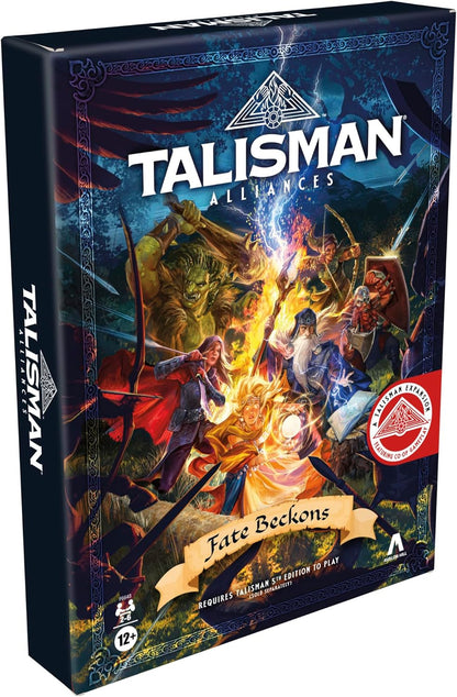Hasbro Gaming Talisman Alliances: Fate Beckons Board Game | Talisman Expansion | Cooperative Fantasy Adventure Games | Ages 12+ | 2 to 6 Players