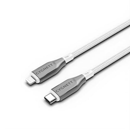 Cygnett Light to USB-C Fast-Charging Cable 30W 1m