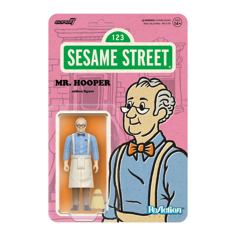 SUPER7 Sesame Street Reaction Figures Wave 03 Mr. Hooper Action Figure