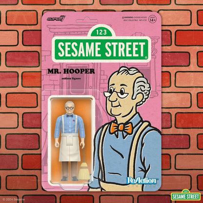 SUPER7 Sesame Street Reaction Figures Wave 03 Mr. Hooper Action Figure