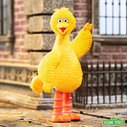 SUPER7 Sesame Street Big Bird - 3.75" Sesame Street Action Figure with Accessory Collectibles and Retro Toys