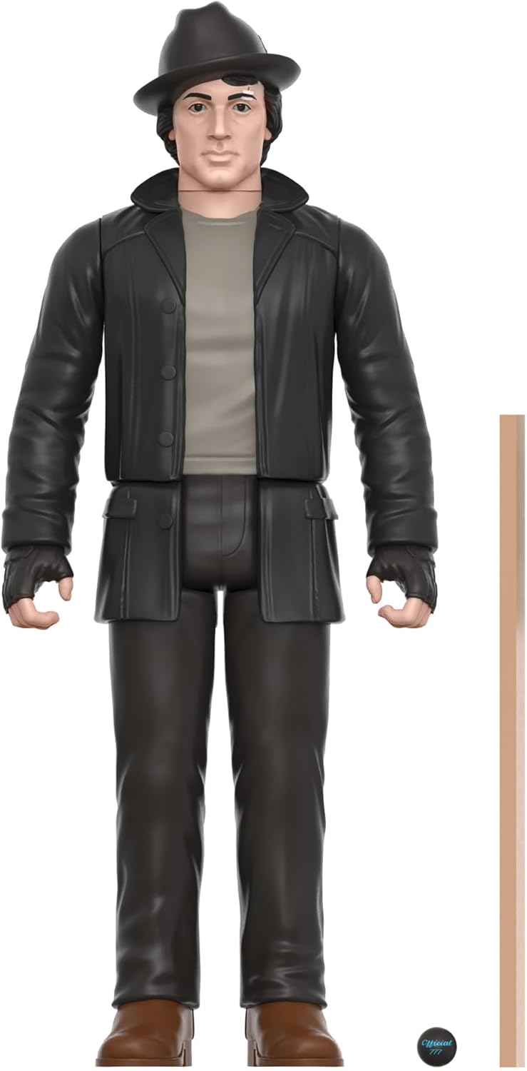 Super7 Rocky Balboa (Street) - 3.75" Rocky Action Figure with Accessories Classic Movie Collectibles and Retro Toys