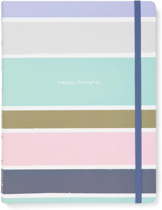 Filofax Good Vibes A5 Refillable Notebook - Stripes