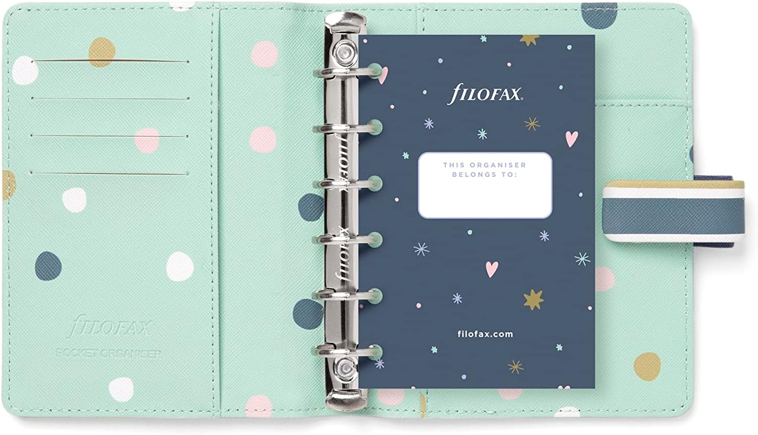 Filofax Pocket Good Vibes Organiser - Stripes Up to 2024 Pocket Stripes