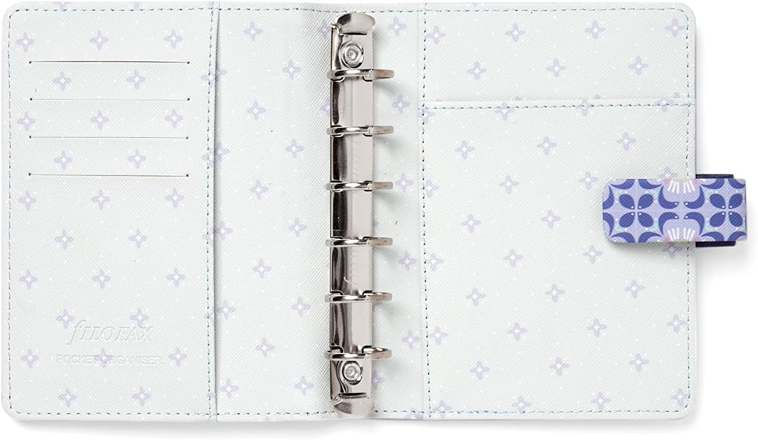 Filofax Pocket Mediterranean Organiser - Blue Up to 2024 Pocket Blue