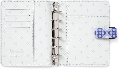 Filofax Pocket Mediterranean Organiser - Blue Up to 2024 Pocket Blue