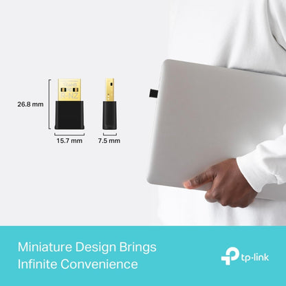 AX1800 Nano Wi-Fi 6 Wireless MU-MIMO USB Adapter, Fast WiFi 6, Dual Band Wireless, Lower Latency Gameplay, Improved Security(Archer TX20U Nano