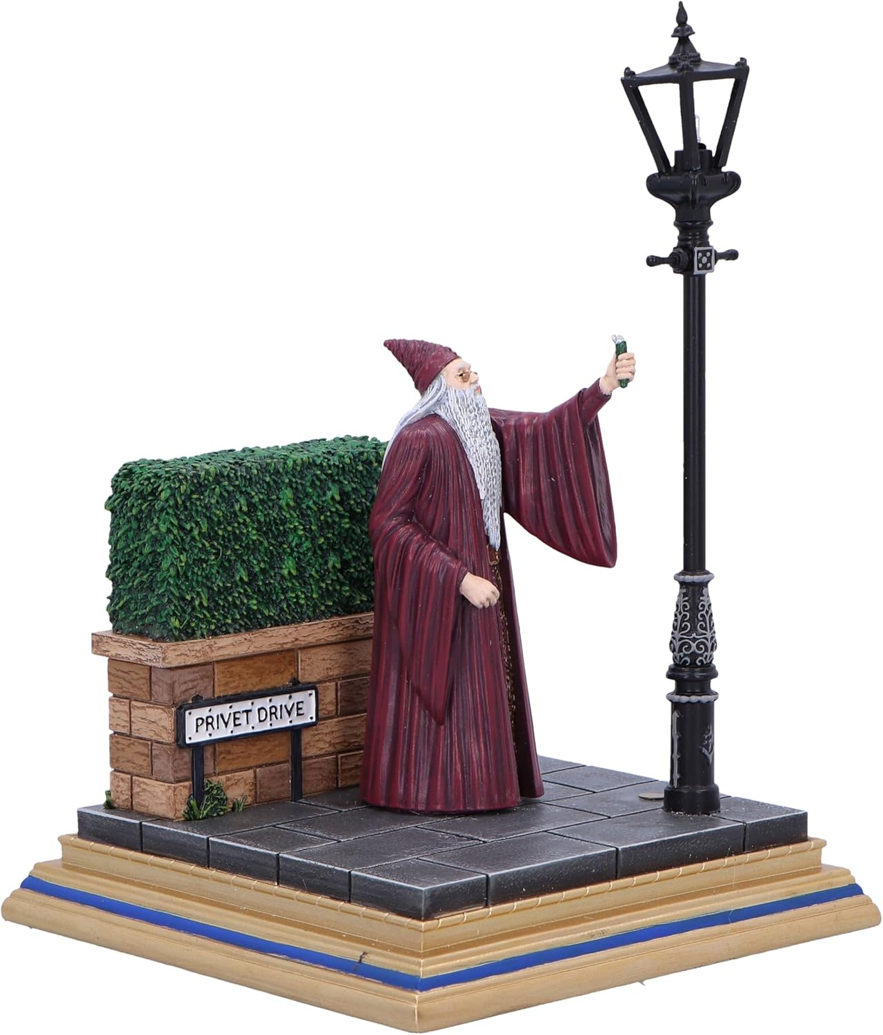 Nemesis Now Harry Potter Privet Drive Light Up Figurine 18.5cm, Resin, Official Harry Potter Merchandise, Dumbledore Scene Lamp, Dumbledore Figurine, Cast in the Finest Resin, Expertly Hand-Painted