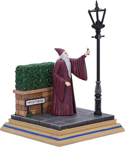 Nemesis Now Harry Potter Privet Drive Light Up Figurine 18.5cm, Resin, Official Harry Potter Merchandise, Dumbledore Scene Lamp, Dumbledore Figurine, Cast in the Finest Resin, Expertly Hand-Painted