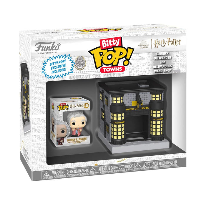 Funko Pop! Bitty Town: Harry Potter - Garrick Ollivander and Ollivander's Wand Shop