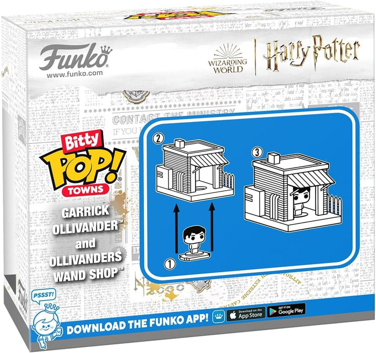 Funko Pop! Bitty Town: Harry Potter - Garrick Ollivander and Ollivander's Wand Shop