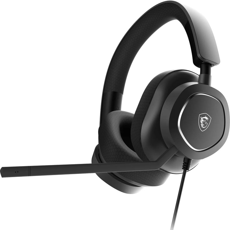 MSI MAESTRO 300 Gaming Headset - Driver Neodimio da 40mm, Microfono Cardioide Rimovibile, Design Leggero e Regolabile, Compatibile con PC/PS5/PS4/Switch/Mobile, Suono 3D con Nahimic