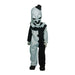 Mezco Terrifier - Living Dead Doll 10.5-Inch Art The Clown Doll with New Head Sculpt, Pom-Pom and Ruffle Detailing Black-and-White Costume, and 5-Point Articulation