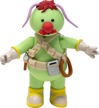 Boss Fight Studio Flange Doozer, Fraggle Rock Collectible Action Figure – Highly Articulated Figurine with Accessories Including Removable Hard Hat, Harness, Construction Tools, Walkie Talkie – 1:12