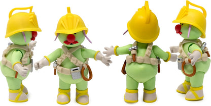 Boss Fight Studio Flange Doozer, Fraggle Rock Collectible Action Figure – Highly Articulated Figurine with Accessories Including Removable Hard Hat, Harness, Construction Tools, Walkie Talkie – 1:12