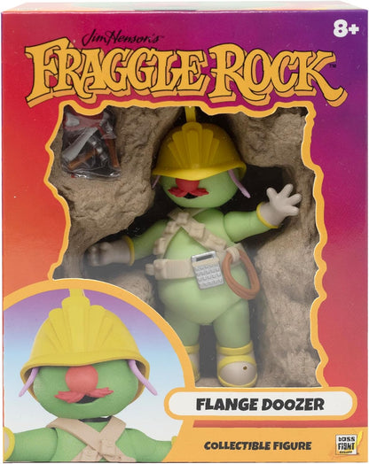 Boss Fight Studio Flange Doozer, Fraggle Rock Collectible Action Figure – Highly Articulated Figurine with Accessories Including Removable Hard Hat, Harness, Construction Tools, Walkie Talkie – 1:12