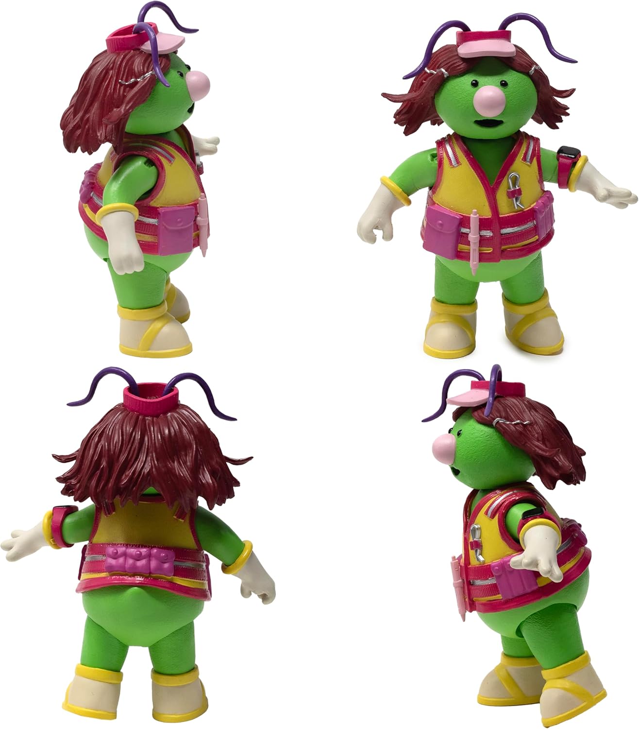 Boss Fight Studio Doozer 2-Pack with Cotterpin and Architect, Fraggle Rock Collectible Action Figures – Articulated Figurines with Accessories Including Building Plans and Sticky Goop Dispenser – 1:12