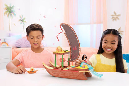 Moana 2 Moana`S Adventure Canoe Playset