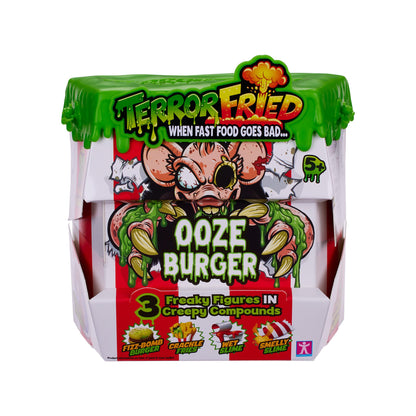 Terror Fried 08092 Ooze Burger, When Fast Food Goes Bad, Gross collectables with Slime, Boys Aged 4-10, Multiple Compound Play, Multicolour