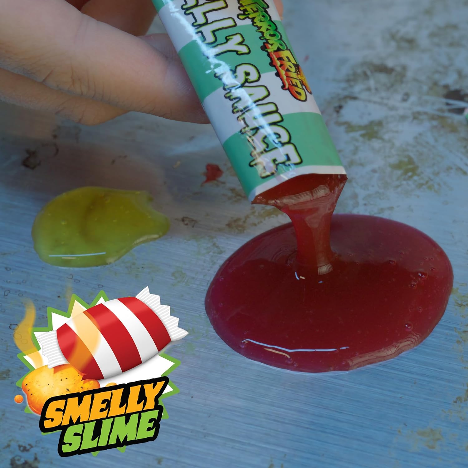 Terror Fried 08092 Ooze Burger, When Fast Food Goes Bad, Gross collectables with Slime, Boys Aged 4-10, Multiple Compound Play, Multicolour