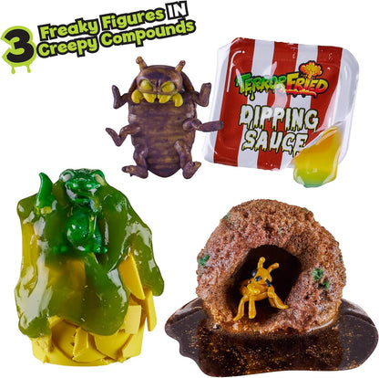 Terror Fried 08092 Ooze Burger, When Fast Food Goes Bad, Gross collectables with Slime, Boys Aged 4-10, Multiple Compound Play, Multicolour